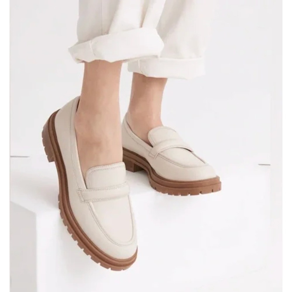 Madewell The Bradley Lug Sole Leather Loafers in Harvest‎ Moon size 10.5